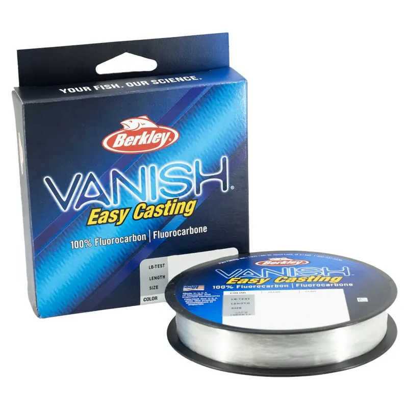 Berkley Vanish Fluorocarbon Fishing Line - Clear