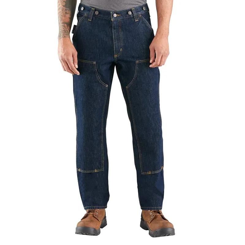 Carhartt Men‘s Rugged Flex Relaxed Fit Utility Logger Jeans - Freight