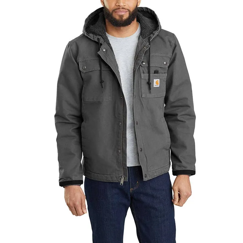 Carhartt Men‘s Sherpa Lined Bartlett Jacket - Dark Gravel