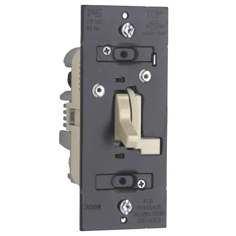 Legrand Pass & Seymour 700w 3-Way Single Pole Decorator Preset Dimmer