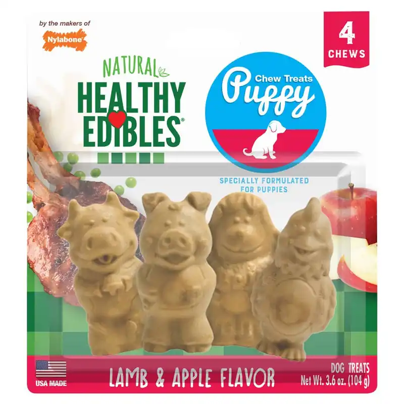 Nylabone Healthy Edibles Puppy Pals Chew Treat