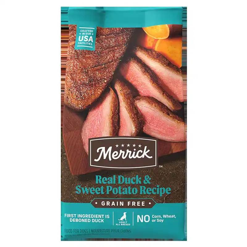 Merrick® Grain Free Real Duck/Sweet Potato Recipe