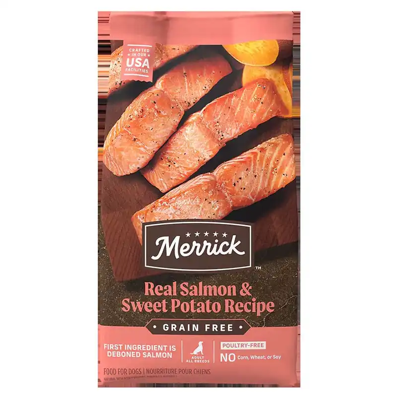 Merrick® Grain Free Real Salmon & Sweet Potato Recipe