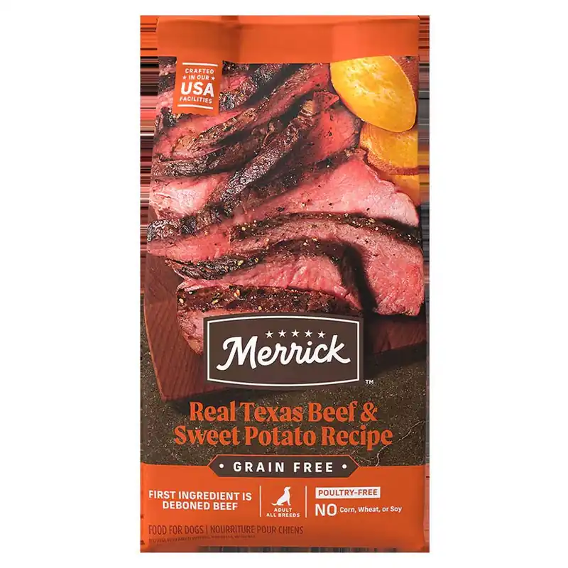 Merrick® Grain Free Real Texas Beef/Sweet Potato Recipe