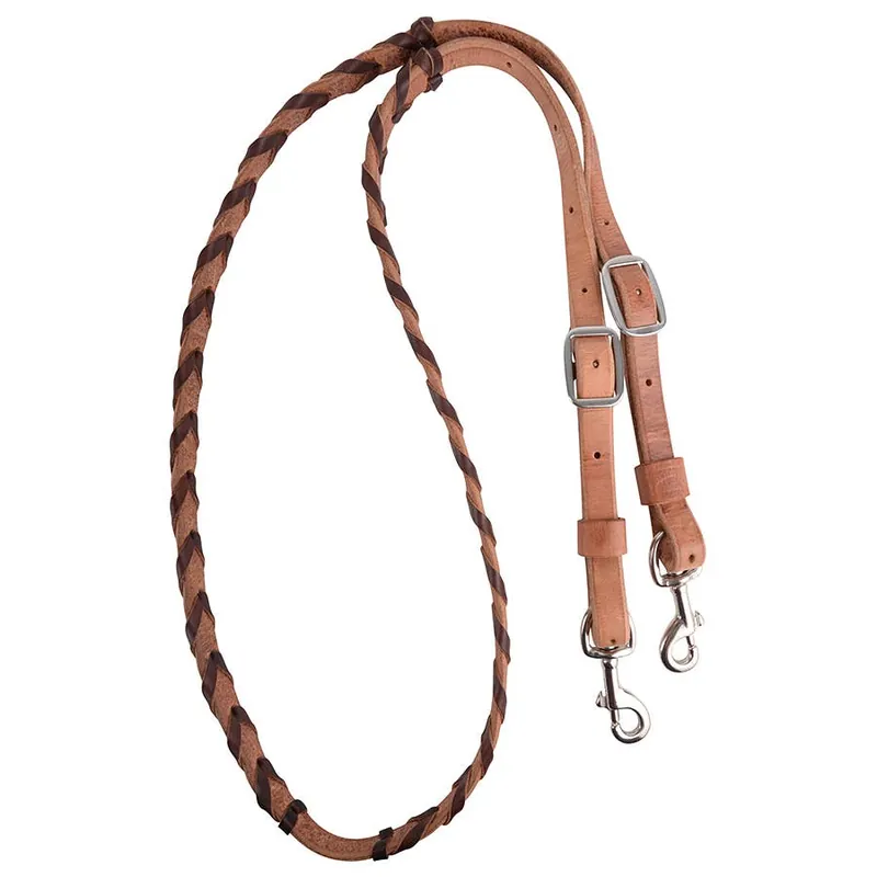 Martin Saddlery Latigo Laced Barrel Rein - 5/8""