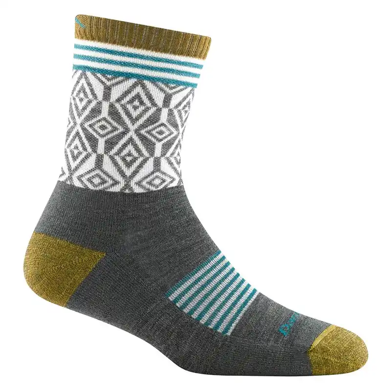 Darn Tough Women‘s Sobo Micro Crew Light Cushion Socks - Gray