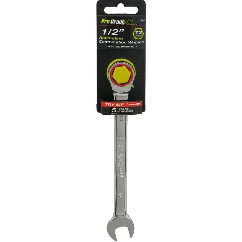 Pro-Grade SAE Ratcheting Combo Wrench