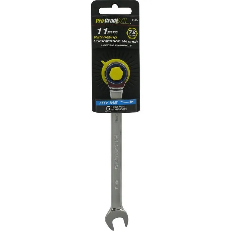 Pro-Grade Ratcheting Combo Wrench - Metric