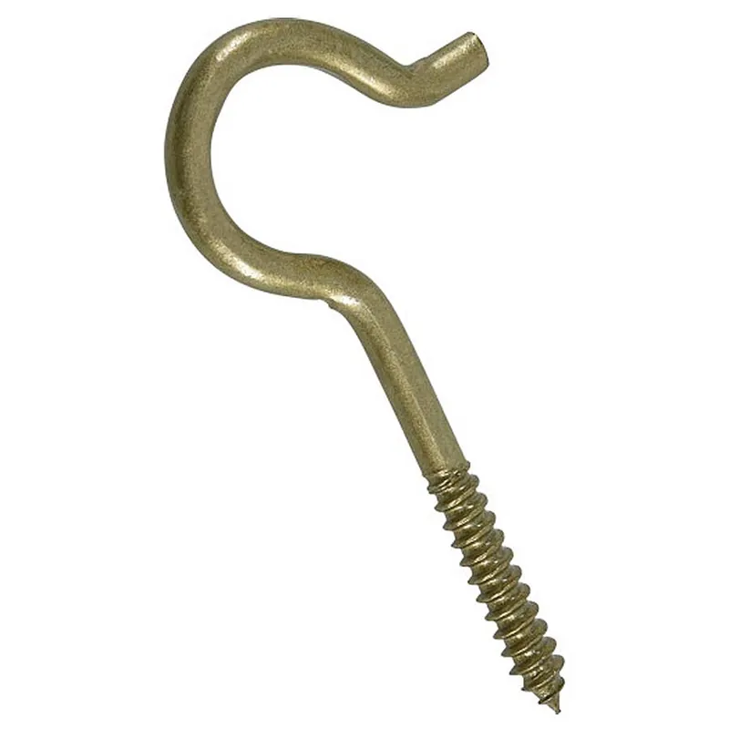 Hillman Durasteel Heavy Duty Screw Hook - Gold