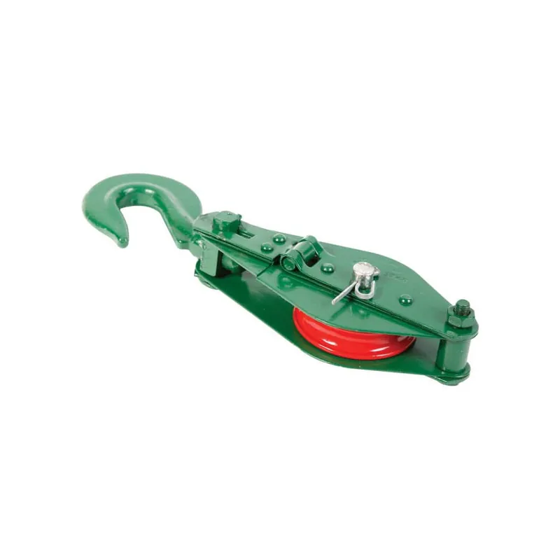 Koch Industries Snatch Block, single Sheave, Powder Coated Finish