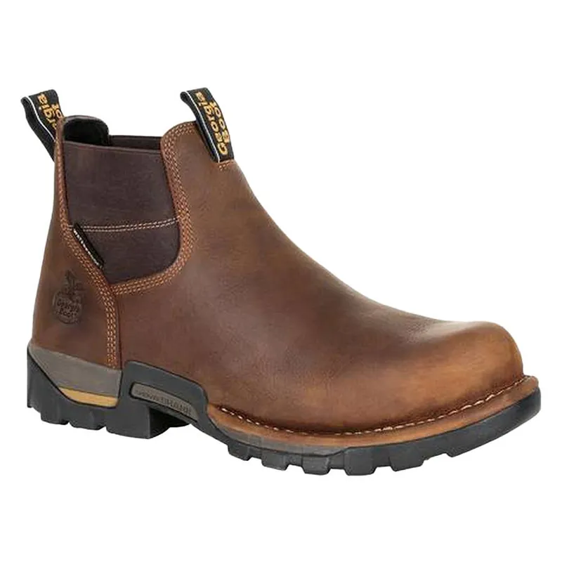 Georgia Boot Men‘s Eagle One Steel Toe Waterproof Chelsea Work Boots