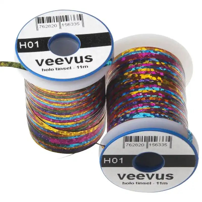 Hareline Veevus Holographic Tinsel