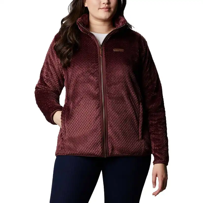 Columbia Women‘s Fire Side Full Zip II Sherpa Fleece Jacket - Plus Size