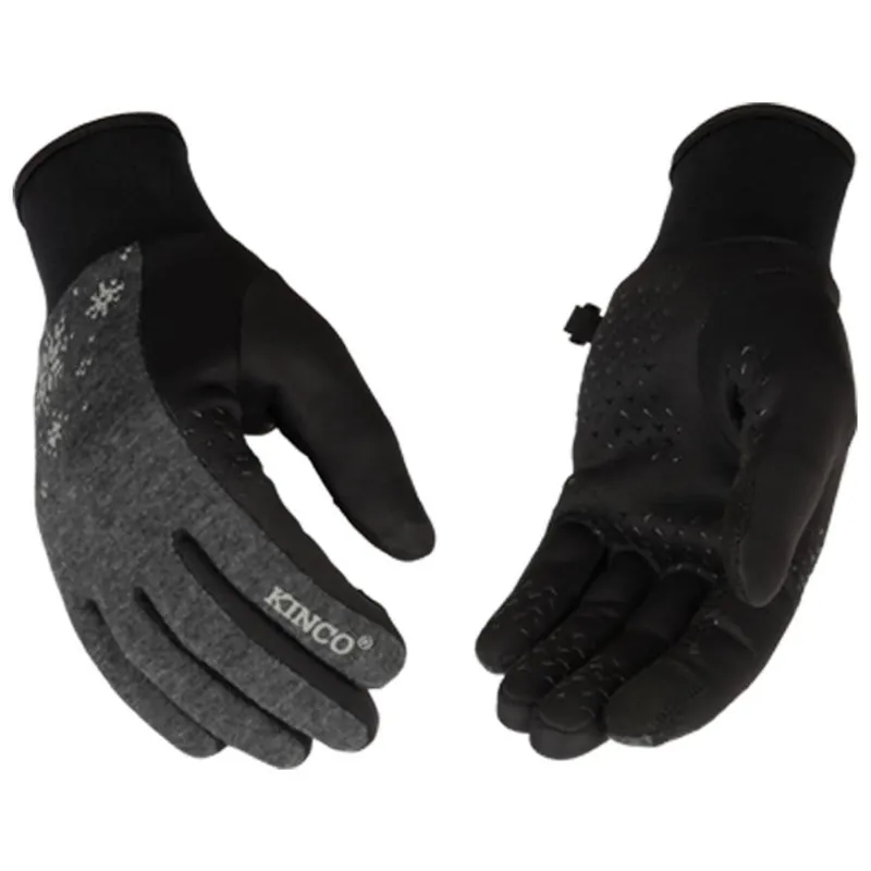 Kinco Women‘s Lightweight Fleece Gloves - Dark Heather Gray