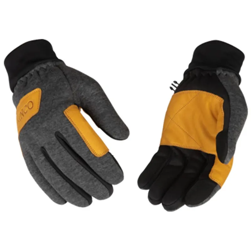Kinco Men‘s Lined Lightweight Fleece Hybrid with Double-Palm Gloves