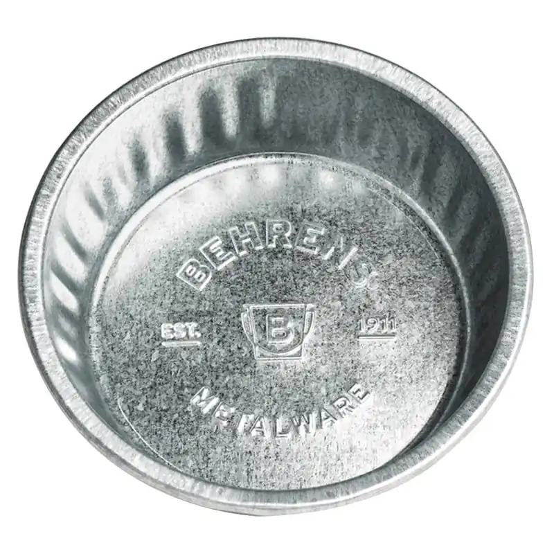 Behrens Galvanized Steel Embossed Pet Dish Pan