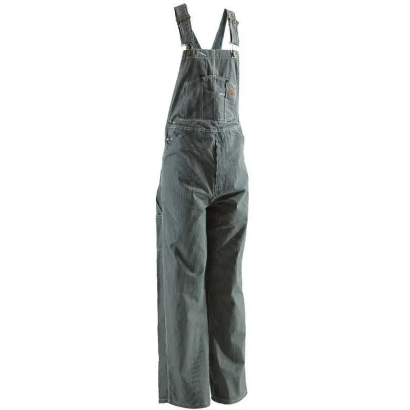 Berne Men‘s Hickory Stripe Unlined Bib Overall