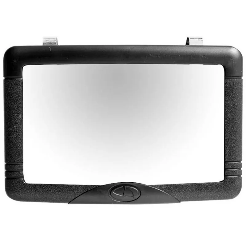Custom Accessories Black Plastic Visor Mirror