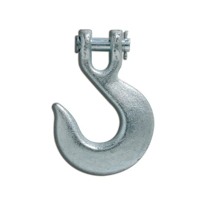 Koch Industries Grade 43 Wide Clevis Slip Hook, Zinc Plated, 1/2"