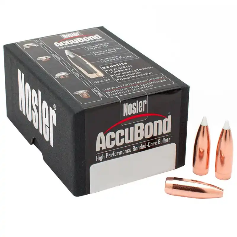 Nosler .30 Caliber .338‘‘ Diameter Hunting Bullet