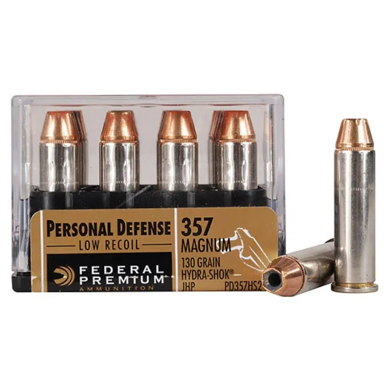 Federal® Premium Personal Defense Hydra-Shok Low Recoil Handgun Ammunition