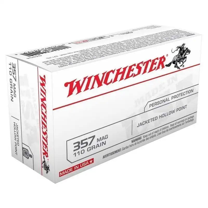 Winchester Jacketed Hollow Point Handgun Ammunition