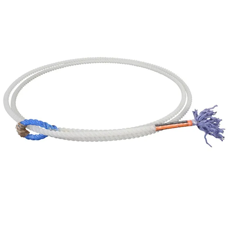 Rattler Rope Calf Piggin String - White