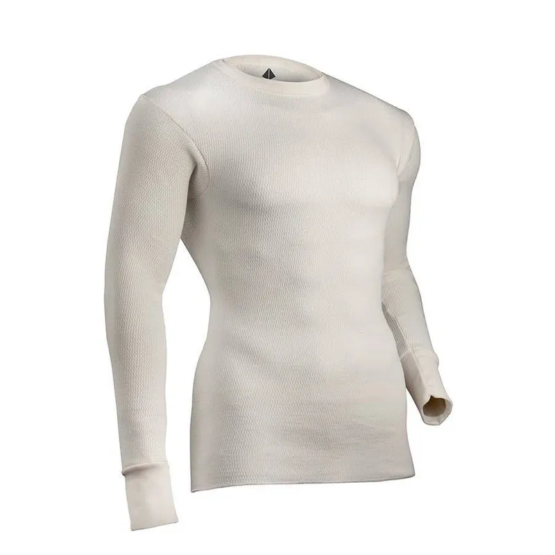 Indera Men‘s Heavyweight Thermal Long Sleeve Shirt - Raschel Knit