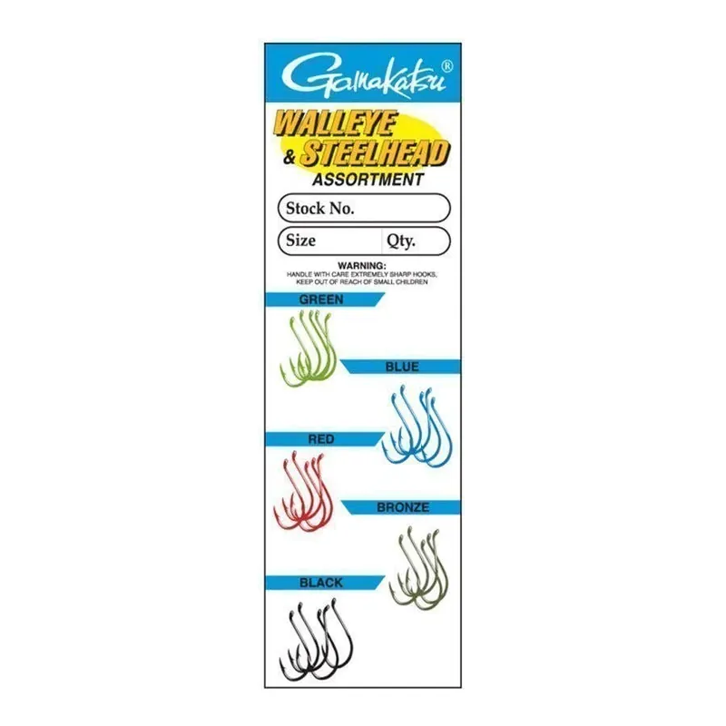 Gamakatsu Walleye and Steelhead Hook Assortment