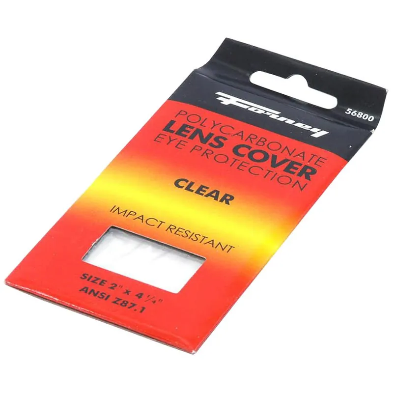 Forney Welding Clear Cover Replacement Lens - 2"" x 4-1/4""