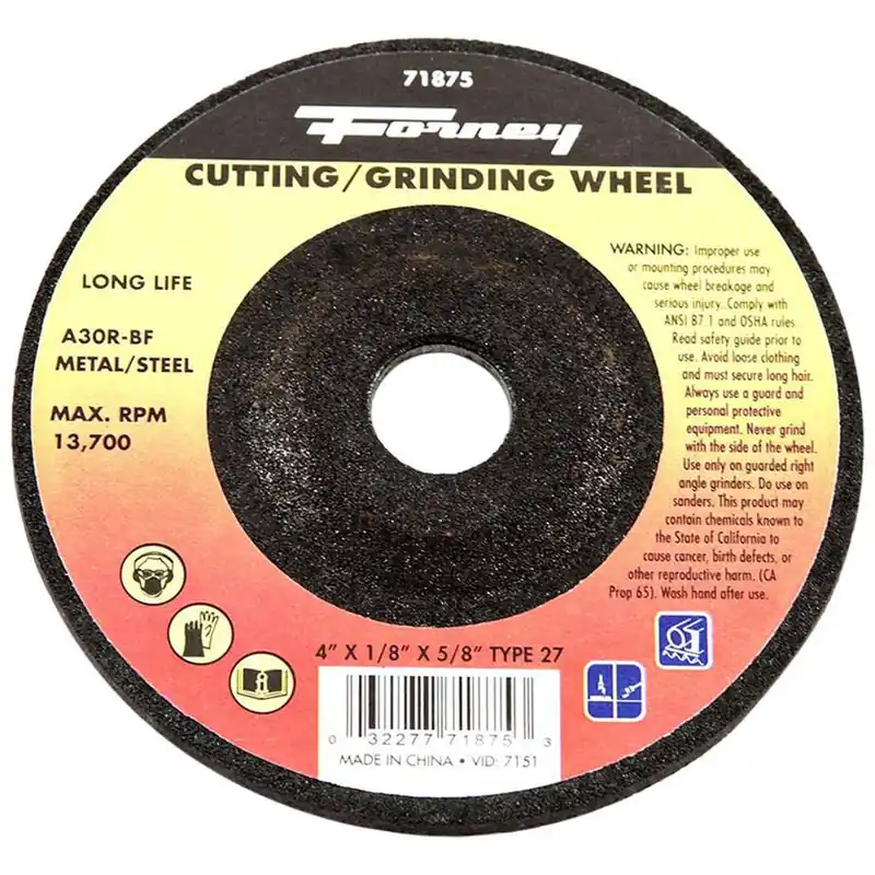 Forney Type 27 Grinding Wheel