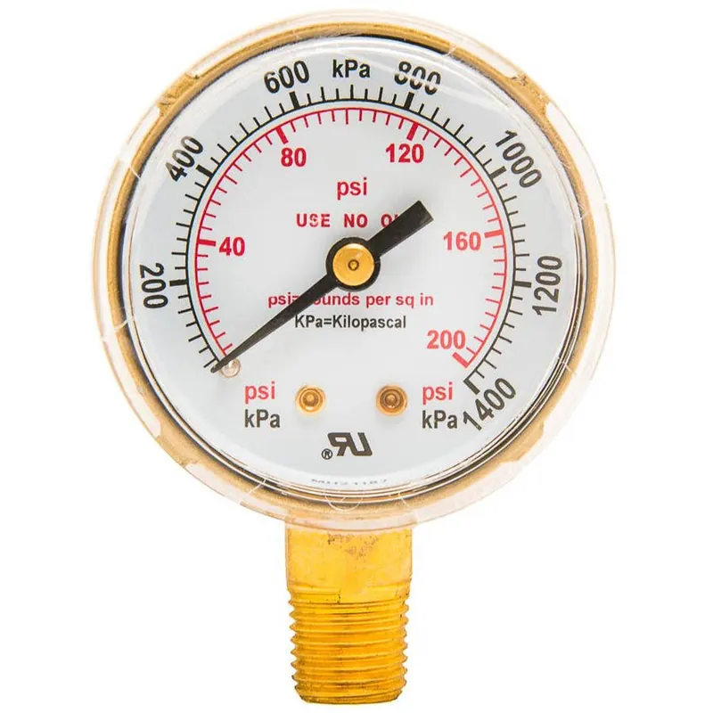Forney Low Pressure Regulator Gauge - 2"" x 1/4""