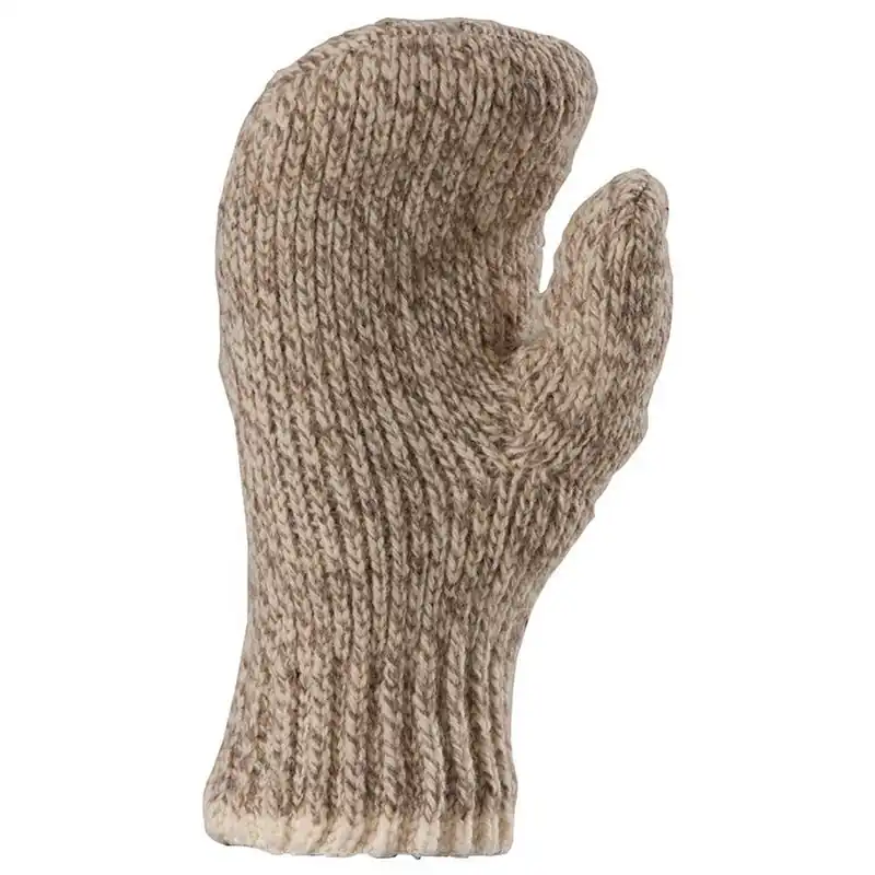 Fox River Unisex Double Ragg Mitten - Brown Tweed