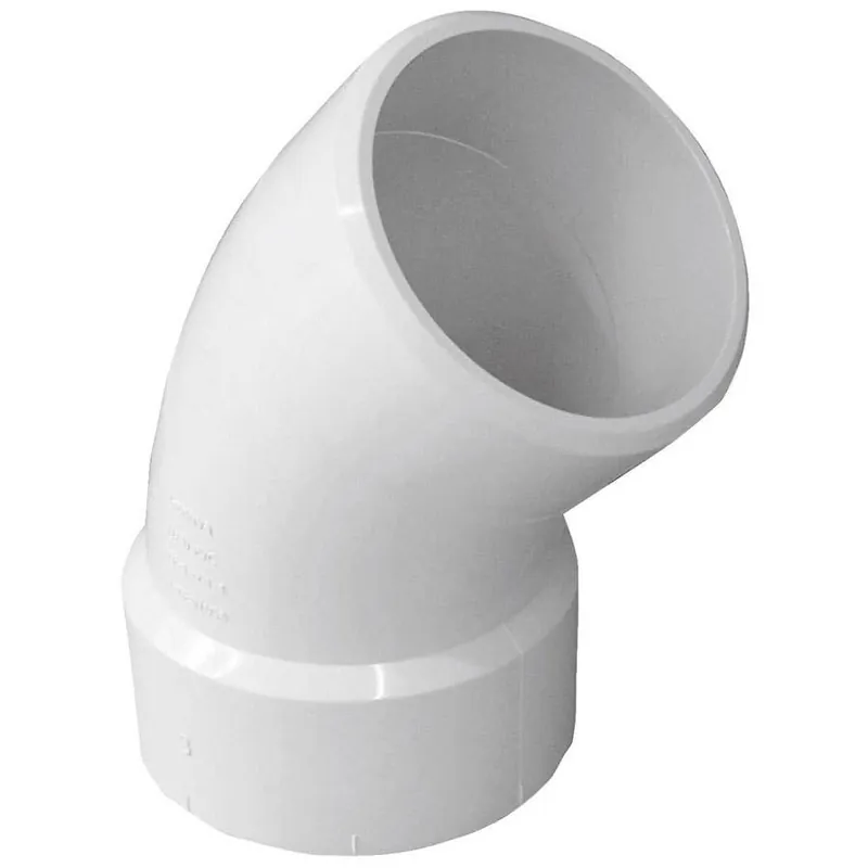 Genova PVC 45 Degree Sanitary Street Elbow