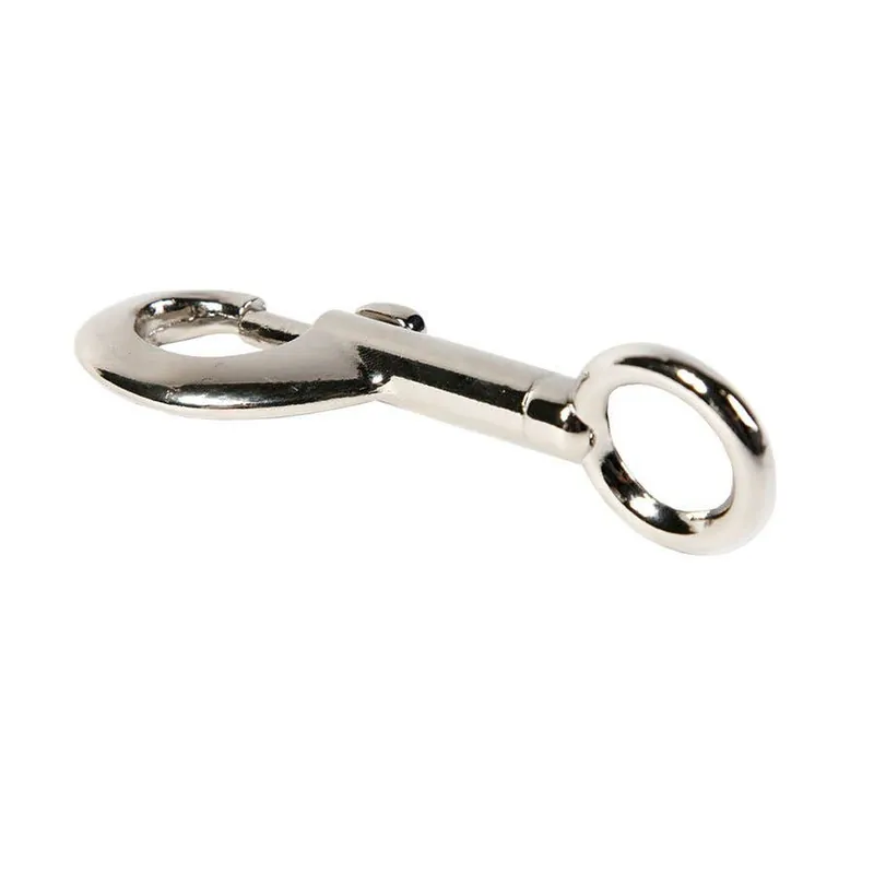 Koch Industries Bolt Snap, Rigid Round Eye - Nickel Plated