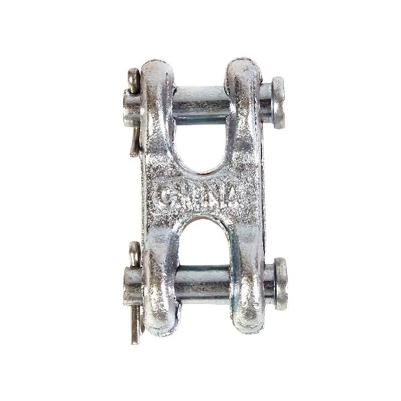 Koch Industries Double Clevis Link, Zinc Plated