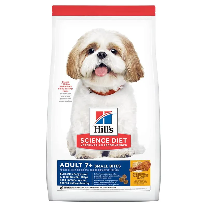Hill‘s Science Diet Adult 7+ Active Longevity Small Bites Chicken Meal Rice & Barley Recipe Dry Dog Food