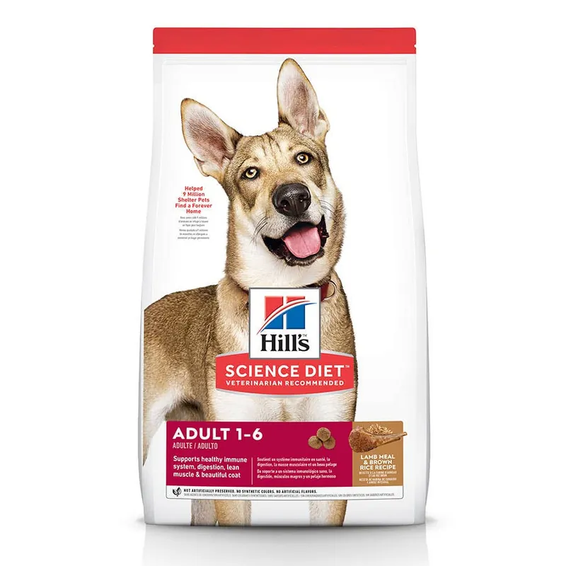 Hill‘s Science Diet Adult Lamb Meal & Brown Rice Recipe Dry Dog Food