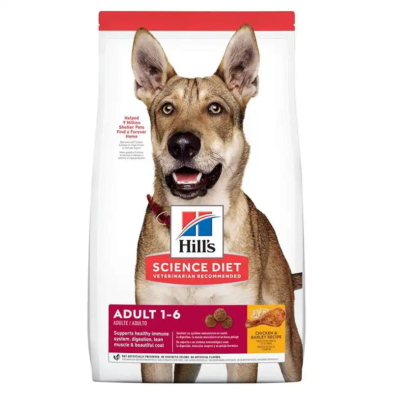 Hill‘s Science Diet Adult Dog Food, Chicken & Barley Recipe