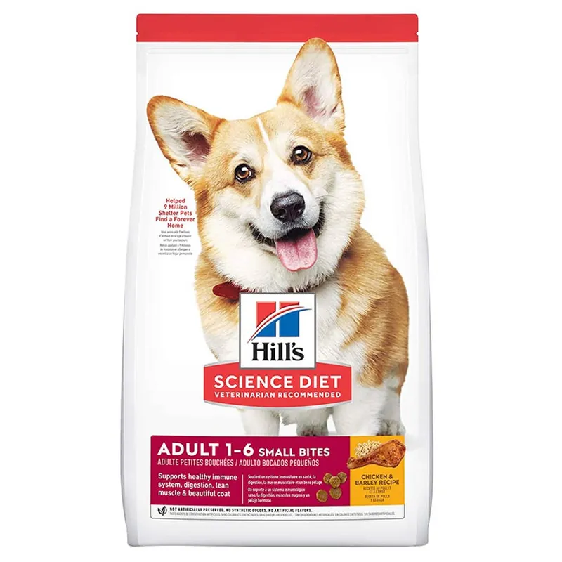 Hill‘s Science Diet Adult Advanced Fitness Small Bites Chicken & Barley Recipe Dry Dog Food