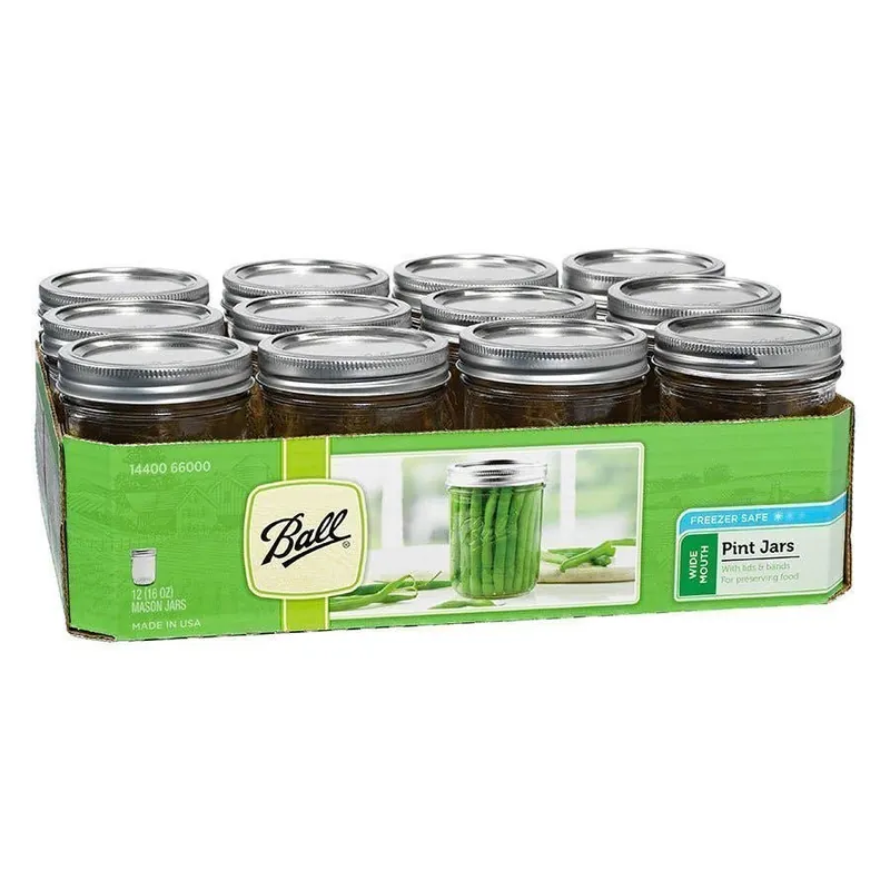 Ball Wide Mouth Glass Mason Jars (12 Pk.)