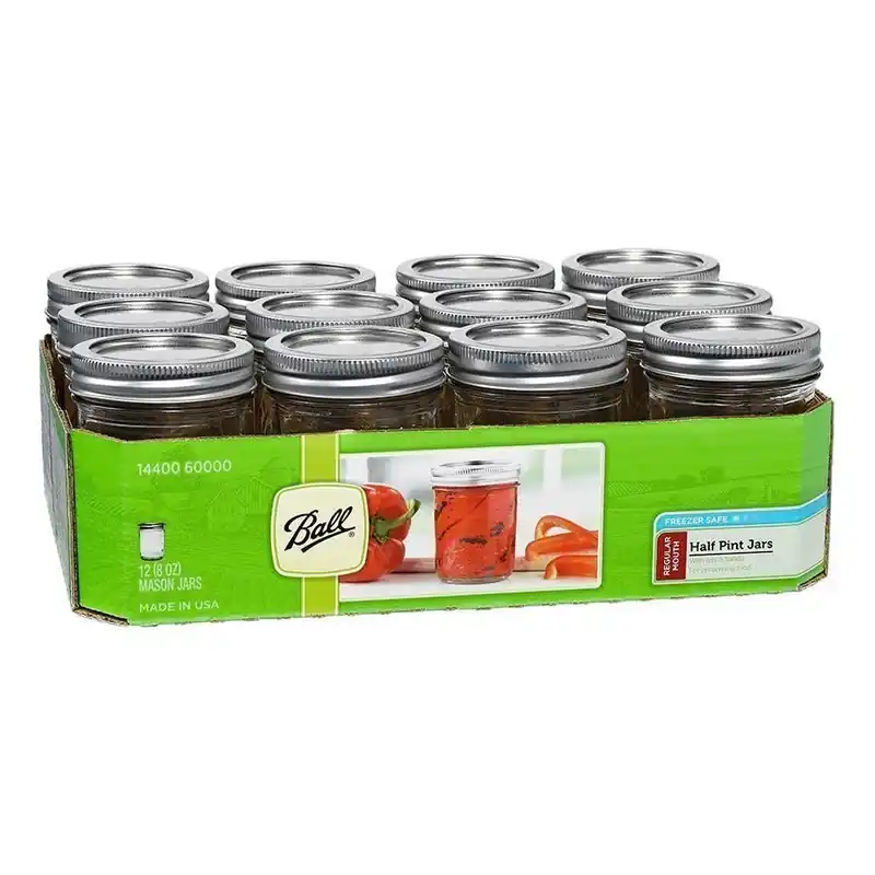 Ball Regular Mouth Glass Mason Jars (12 Pk.)