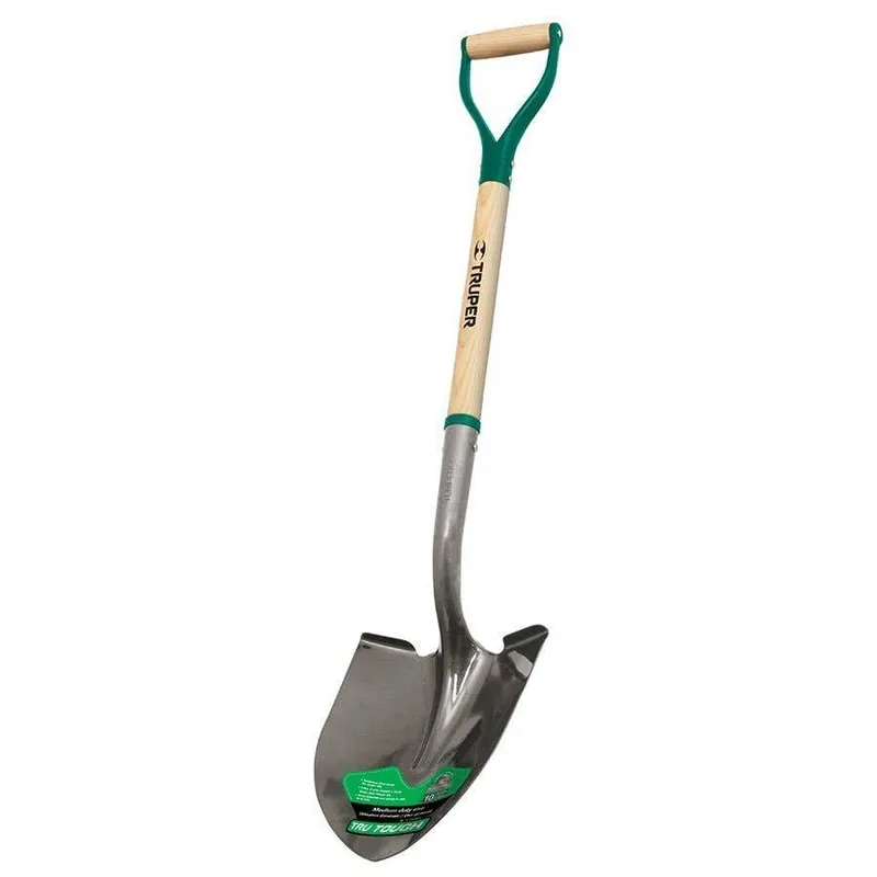 Truper Tru Tough Round Point Shovel with D-Handle