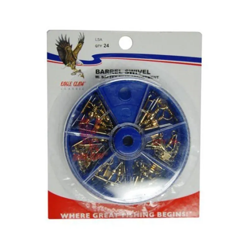 Eagle Claw Brass Snap Swivel Assortment