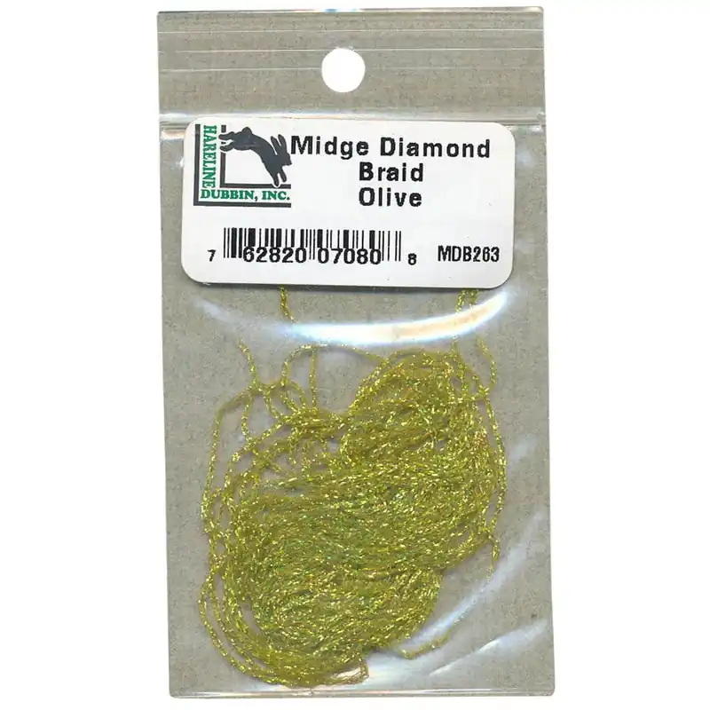Hareline Midge Diamond Braid