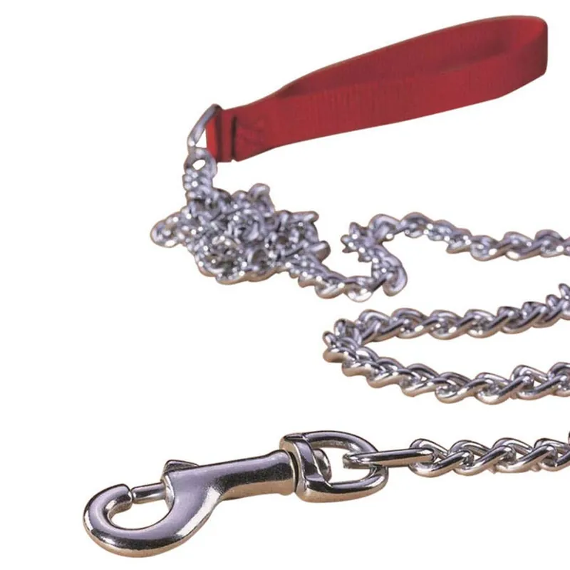 Hamilton 4‘ Steel Chain Lead with nylon Handle