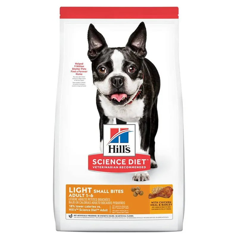 Hill‘s Science Diet Adult Light Small Bites with Chicken Meal & Barley Dry Dog Food