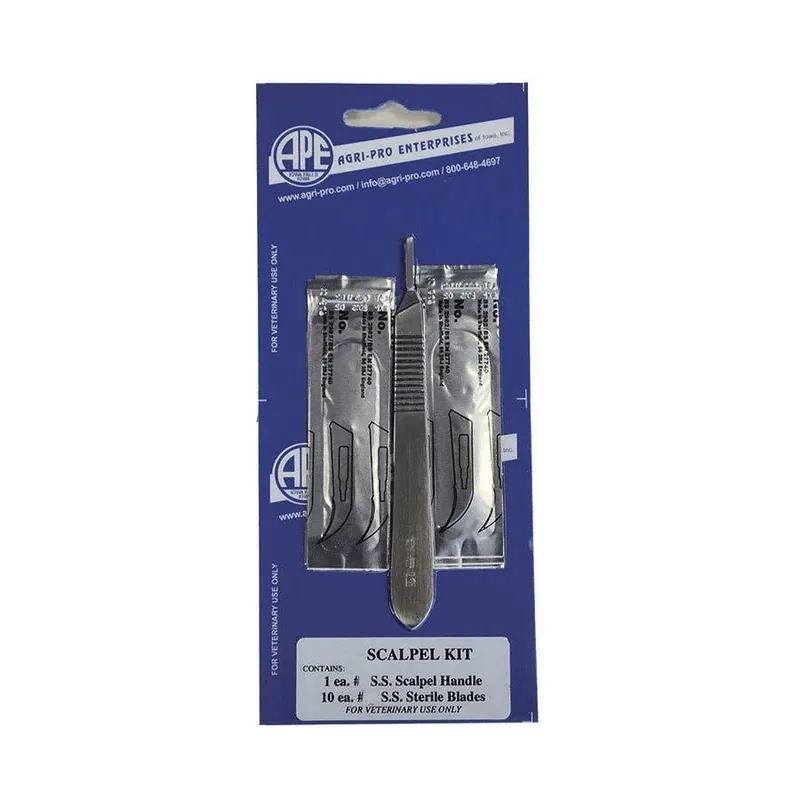 Agri-Pro Scalpel Kits - Hanging Retail Pack