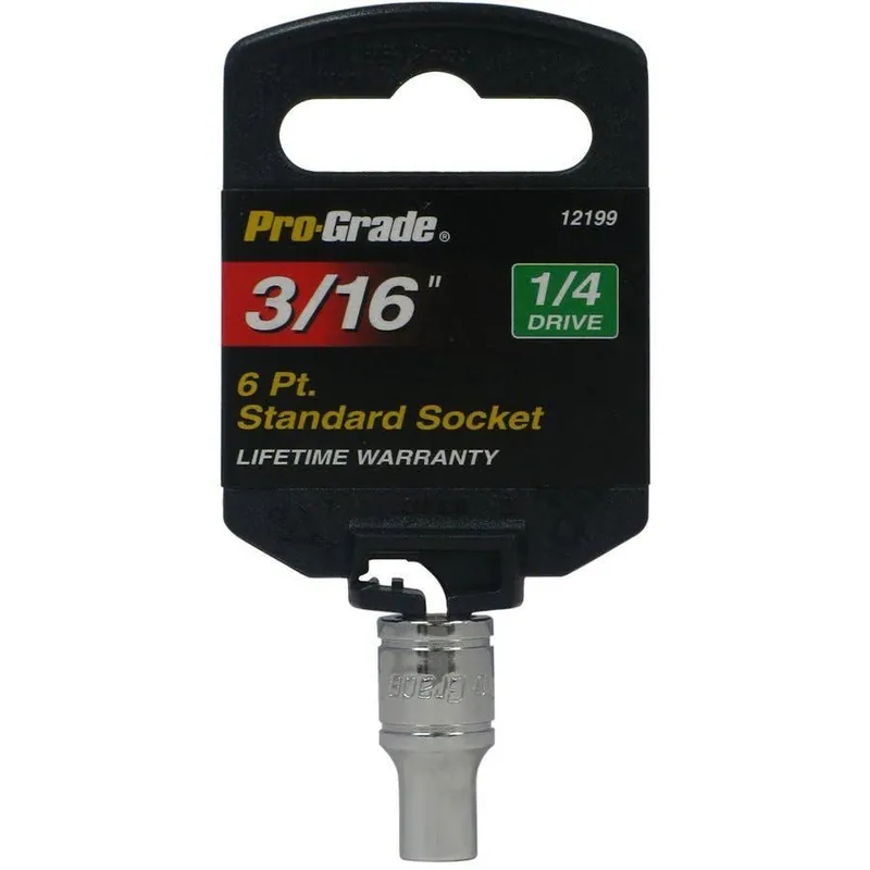 Pro-Grade 1/4" Drive 6 Pt. SAE Socket