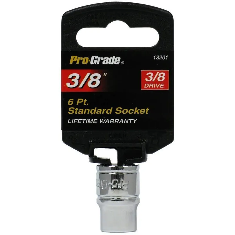 Pro-Grade 3/8"" Drive 6 Pt. Socket